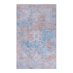 MAVAL Yellow Washable Rug 4x6 Area Rug (Yellow, 4' x 6')