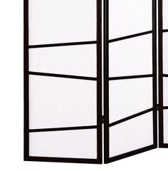 3-Panel Screen Room Divider, Black