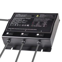 3-Bank 10A 12V Smart Marine Battery Charger Onboard IP68 Waterproof Boat RV