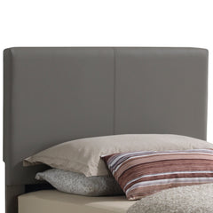 Charming Light Grey Full Bed For Cozy Spaces
