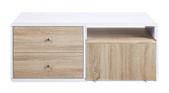 Verux White High Gloss Finish Coffee Table