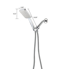 Chrome high pressure multi function with hand held shower faucet