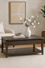 Cocktail Table w/ Lift Top and Casters