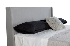 Queen Upholstered Bed With 2 Nightstands