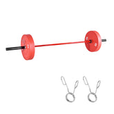 7FT Barbell Bar, Fits 2-Inch Weight Plates, Barbell Bar with Knurled Grip for Strength Training, Weightlifting, Squat, Deadlift, Bench Press, Curl, Overhead Press, 1000lbs/453kg Capacity