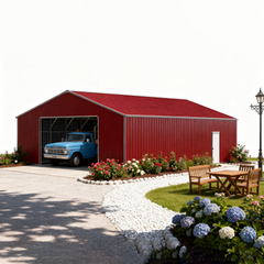 10FT Metal Galvalume Corrugated Panels – Durable Reddish Brown Roof & Wall Sheets