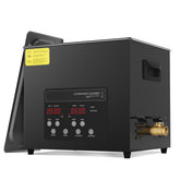 10L Ultra Sonic Cleaner, 240W Digital Ultrasonic Cleaning Machine with Gentle Mode & Upgraded Degassing, 40kHz Industrial Ultrasound Cleaner with Heater & Timer for Retainer, Jewelry, Tools