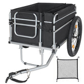 Bike Cargo Trailer, 110lbs Load Capacity, Heavy-Duty Bicycle Wagon Cart, Foldable Compact Storage, Universal Safe Hitch System, Featuring upgraded Fat tires, for Camping, Groceries, Hauling Essentials