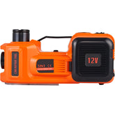 Electric Car Jack, 5 Ton/11023 LBS Hydraulic Jack with Electric Impact Wrench, Portable Car Lift with Built-in Inflatable Pump, and LED Light for SUV MPV Sedan Truck Change Tires Garage Repair