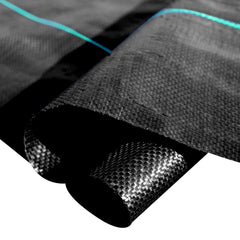 6FT300FT Premium Weed Barrier Fabric Heavy Duty 2.4OZ, Woven Weed Control Fabric, High Permeability Good for Flower Bed, Geotextile Fabric for Underlayment, Polyethylene Ground Cover
