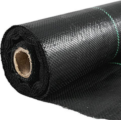 6FT300FT Premium Weed Barrier Fabric Heavy Duty 2.4OZ, Woven Weed Control Fabric, High Permeability Good for Flower Bed, Geotextile Fabric for Underlayment, Polyethylene Ground Cover