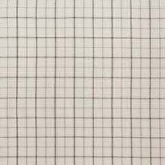 Plaid Rod Pocket and Back Tab Curtain Panel with Fleece Lining Natural 50x95"
