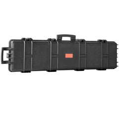 Tactical Range Case, Outdoor Tactical Hard Case with 3 Layers Fully-protective Foams, 50 inch lockable Hard Tactical Range Case with Wheels, IP67 Waterproof & Crushproof