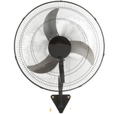 Wall Mount Fan, 20 Inch, 3-speed High Velocity Max. 4650 CFM Oscillating Industrial Wall Fan, Commercial or Residential for Warehouse, Greenhouse, Workshop, Patio, Basement, Black, ETL Listed