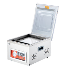 Chamber Vacuum Sealer, DZ-260A 6.5 m³/h Pump Rate, Excellent Sealing Effect with Automatic Control, 110V Kitchen Packaging Machine for Fresh Meats, Fruit Saver, Home, Commercial Using