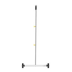Magnetic Sweeper with Wheels, 17 inch, 10 lbs Load Capacity, Lightweight Magnetic Pickup Sweeper with Adjustable Handle, Pick Up Nails and Screws, Easy Cleanup for Garages, Roofing Projects