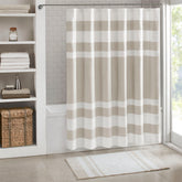 Shower Curtain with 3M Treatment Taupe 54x78"