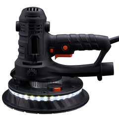 Drywall Sander 800W Brush Motor 1200-2300RPM Variable Speed & Auto Vacuum