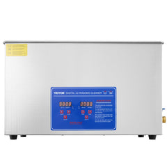 Ultrasonic Cleaner 30L Ultrasonic Cleaner for Cleaning Eyeglasses Dentures Commercial Industrial Ultrasonic Cleaner with Digital Heater Timer and Cleaner Basket (30 Liter)