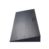 1.6" Rise Cuttable Threshold Ramp for Sweeping Robot, 35.4" Wide Natural Rubber Wheelchair Ramp, Non-Slip Solid Rubber Ramp with Double-Sided Tape for Doorways, Driveways, Bathroom, Smooth Tile