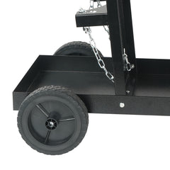 Welding Cart, 3-Tier Welder Cart Heavy Duty with 400 Lbs Weight Capacity, 360° Swivel Wheels, Tank Storage Safety Chains, Rolling MIG Welder Cart for TIG, ARC, MMA, Plasma Cutter Welding Machine