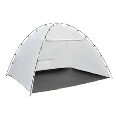 Portable Paint Booth Tent, 115.35 x 90.55 x 74 inch Painting Tent Station, Spray Shelter with Built-in Floor & Mesh Screen, Large Space, Oxford Spray Painting Tents for Cupboard, Chairs, Tables