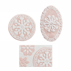 Medallion Cotton Tufted Bath Rug
