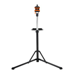 Bike Repair Stand, 66 lbs Heavy-duty Aluminum Bicycle Repair Stand, Adjustable Height Bike Maintenance Workstand with Magnetic Tool Tray Telescopic Arm, Foldable Bike Work Stand for Home, Shops