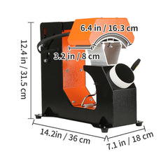 3-in-1 Auto Hat Heat Press with 3pcs Interchangeable Platens(6.6" x 2.7", 6.6" x 3.8", 6.1" x 3"), Automatic Release&Press Knob-Style Digital Control Panel, Heat Transfer Printing for Caps