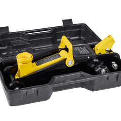 Low Profile Floor Jack, 1.5 Ton (3300 lbs) Capacity, Steel Racing Floor Jack with Single Piston Quick Lift Pump, Hydraulic Trolley Car Lift for Sports Cars, Sedans, Lifting Range 5.1-12.2 Inches