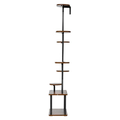 Plant Stand Indoor with Grow Lights, 62 in Tall 8-Tier Lighted Plant Shelf, Metal Corner Plants Holder, 3 Timer & 10 Brightness, Tree-Shaped Flower Display Rack for Living Room Balcony Decor
