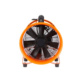 Portable Ventilator, 12 inch Heavy Duty Cylinder Fan with 16.4ft Duct Hose, 585W Strong Shop Exhaust Blower 3198CFM, Industrial Utility Blower for Sucking Dust, Smoke, Smoke Home/Workplace