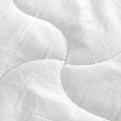 6 in. Reversible Twin Size Foam Mattress in a Box, High-density Foam Double Sided Quilted Mattress, White