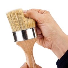 Chalk Wax Paint Brush 4 Piece Furniture Paint Brushes for Painting & Waxing