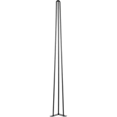 Hairpin Table Legs 34" Black Set of 4 Desk Legs 880lbs Load Capacity (Each 220lbs) Hairpin Desk Legs 3 Rods for Bench Desk Dining End Table Chairs Carbon Steel DIY Heavy Duty Furniture Legs