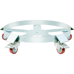 55 Gallon Heavy Duty Drum Dolly, 1250lbs Load Capacity, Barrel Dolly Cart Drum Caddy, Non Tipping Hand Truck Capacity Dollies with Steel Frame 5 Swivel Casters Wheel, for Warehouse Drum Handling