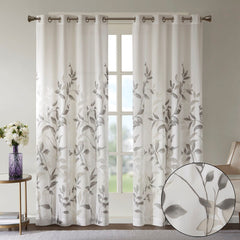 Burnout Printed Curtain Panel(Only 1 Pc Panel)