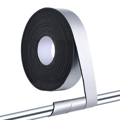 Pipe Insulation Wrap 32.8FT x 2 in with Aluminum Foil Layer Self-Adhesive