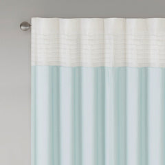 Polyoni Pintuck Curtain Panel(Only 1 Pc Panel)