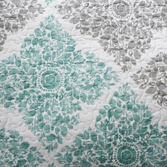 6 Piece Reversible Daybed Cover Set Aqua Daybed