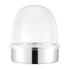 Cotton Candy Machine Cover, Transparent Acrylic Dome Bubble Shield, Cotton Candy Machine Bubble Shield Compatible with 15inch Cottons Candies Machines Bowl for Party, Shops, Bottom Groove Design