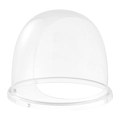 Cotton Candy Machine Cover, Transparent Acrylic Dome Bubble Shield, Cotton Candy Machine Bubble Shield Compatible with 15inch Cottons Candies Machines Bowl for Party, Shops, Bottom Groove Design