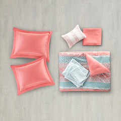 Twin Boho Comforter Set with Bed Sheets