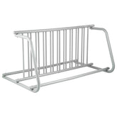 10 Holders Floor Bike Rack, 59" Length All-Steel Grid Bike Rack, 10-Bike Capacity Dual-Side Storage Stand for Garages Streets Yards Bike Events