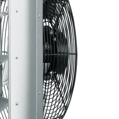 16'' Shutter Exhaust Fan, High-speed 2000 CFM, Aluminum Wall Mount Attic Fan with AC-motor, Ventilation and Cooling for Greenhouses, Garages, Sheds, Shops, FCC