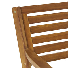 Outdoor Hermosa KD Wood Dining Chair With Cushons (Set of 2)