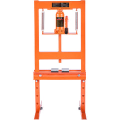 Hydraulic Shop Press, 6 Ton H-Frame Hydraulic Garage/Shop Floor Press, Adjustable Shop Press with Press Plates, Heavy Duty Hydraulic Press for Garage, Shop, Workshop