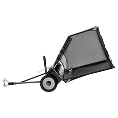 52 in Tow Behind Lawn Sweeper, 26 cu.ft. Large Yard Sweeper, Adjustable Sweeping Height, Heavy Duty Leaf & Grass Collector with Dumping Rope, Pull Behind Sweepers for Debris Grass Clippings