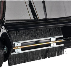 52 in Tow Behind Lawn Sweeper, 26 cu.ft. Large Yard Sweeper, Adjustable Sweeping Height, Heavy Duty Leaf & Grass Collector with Dumping Rope, Pull Behind Sweepers for Debris Grass Clippings