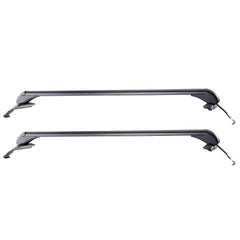 Lockable Roof Rack Cross Bars 165 LBS Capacity Universal Fit for Naked Roofs